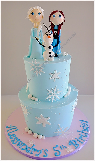 Frozen Birthday cake for girls in Sydney
